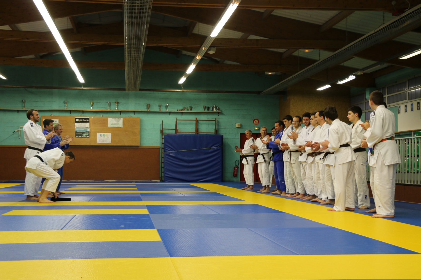 Remise ceinture noire de Clément Legros et Victor Omont en Février 2017