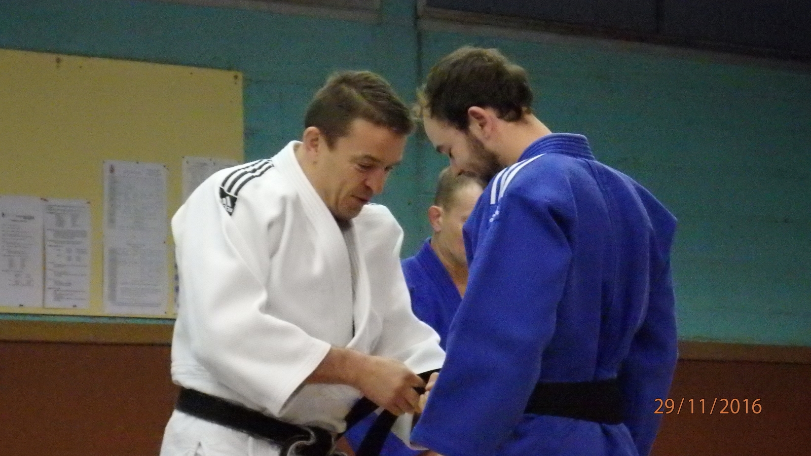 Remise ceinture noire de Médéric Rougeolle en 2016